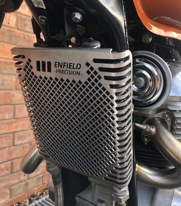 Protection radiateur Enfield Precision inoxydable 650 Twins