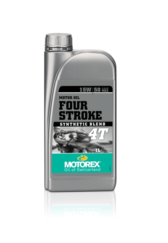 Huile Motorex four stroke 15w50 Synthetic Blend 1L